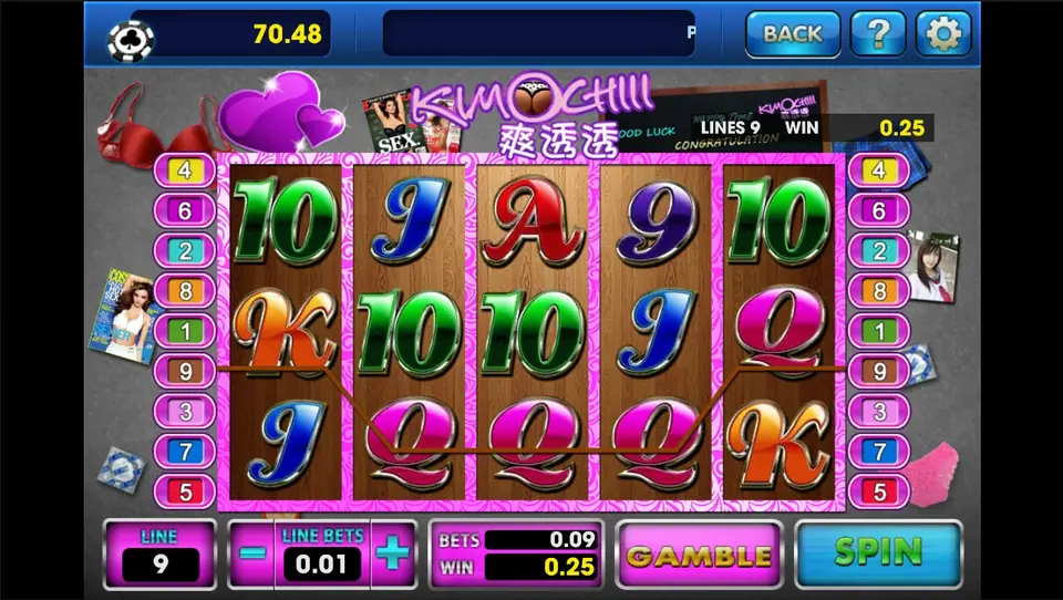 Kimochi Shuang Tou Tou paytable and bonus information screen