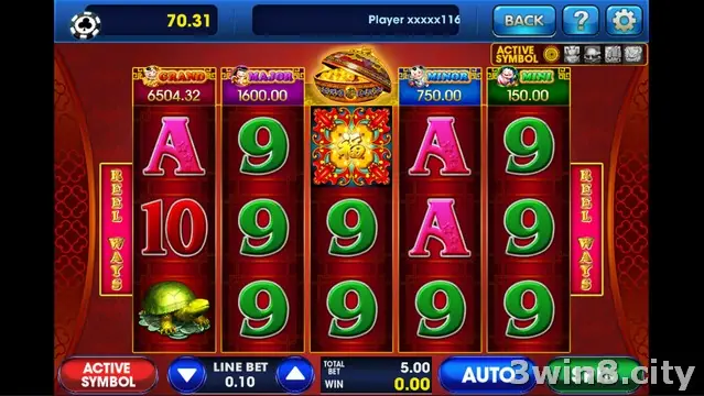 88 Fortune paytable showing the Golden Eagle and lower symbols