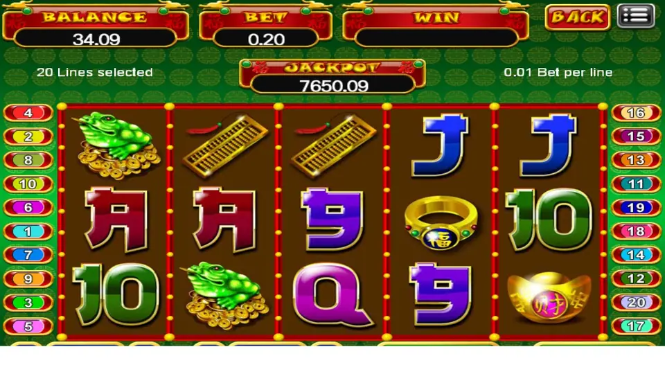 Fortune bonus wheel with inner rings leading to the super jackpot