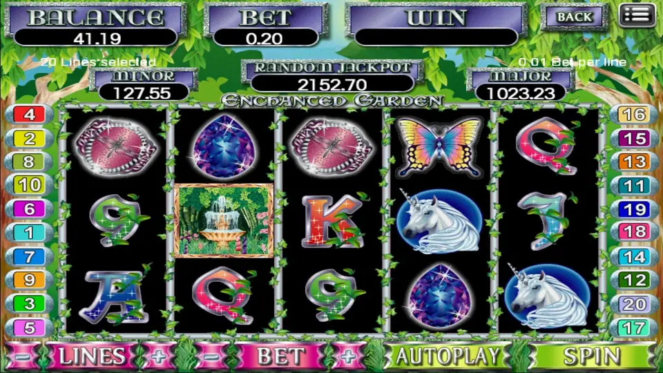 Enchanted Garden reels with the fairy princess and a unicorn