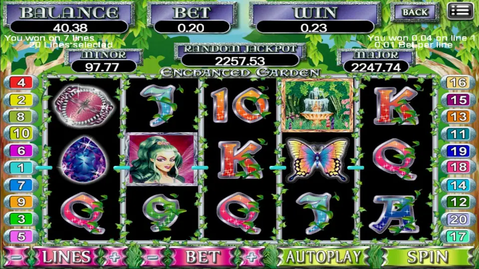 Fairy Queen feature with extra princess wilds on the middle reels