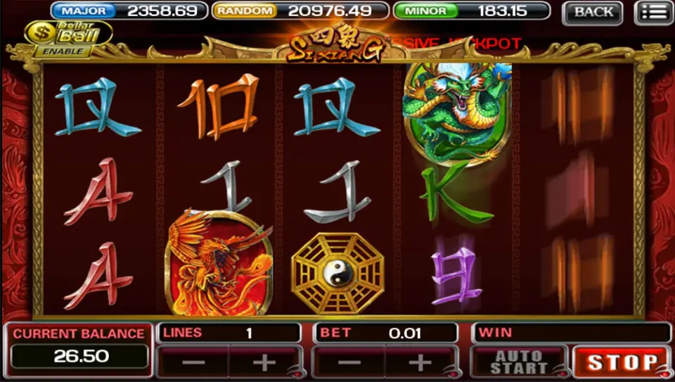 A winning Si Xiang line doubled by the beast symbol