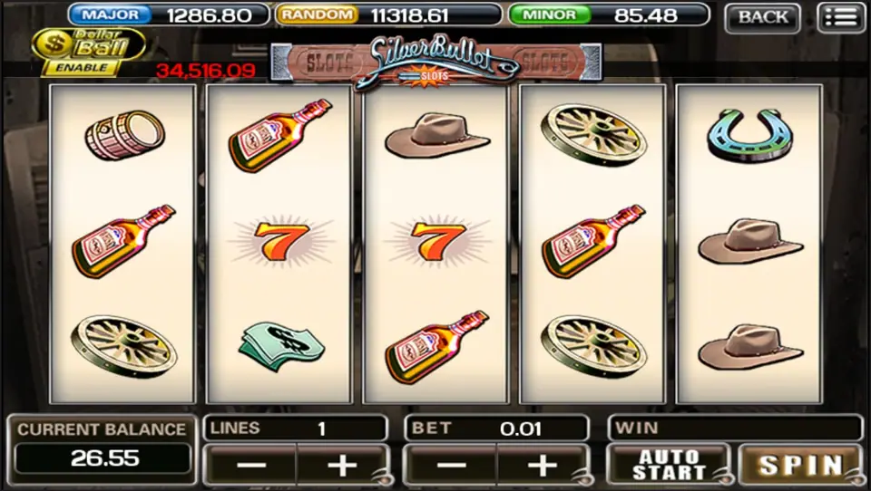 Silver Bullet symbol set including the horse head and smoking gun