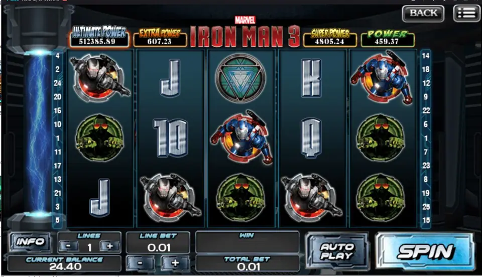 Iron Man 3 low-value card symbols and premium character icons