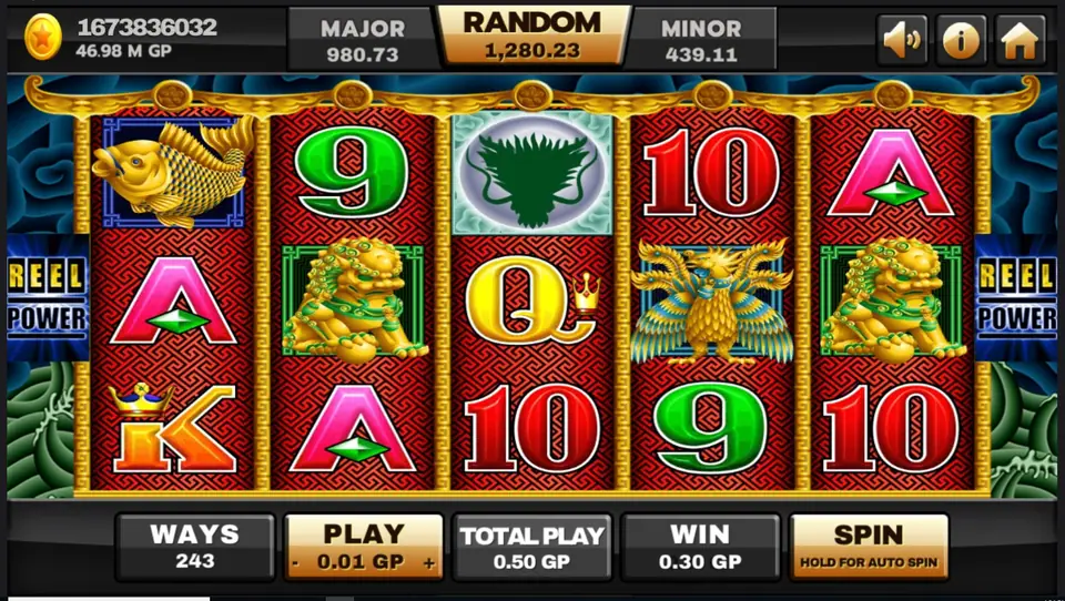 5 Dragons five-reel layout with 25 paylines on Joker123