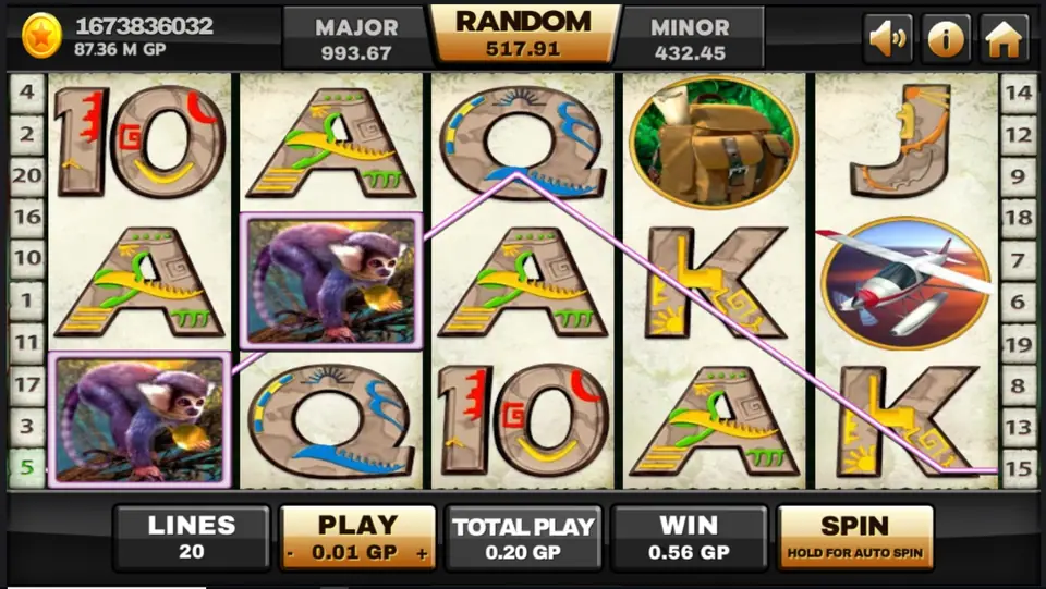 Azteca bonus round with extra free spins awarded