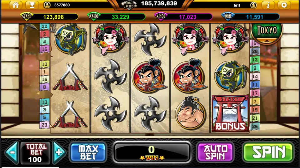 Samurai Heroes reels on Live22 set against a paper wall screen
