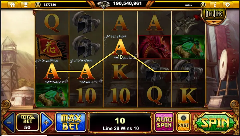 The Mulan free spins round on Live22