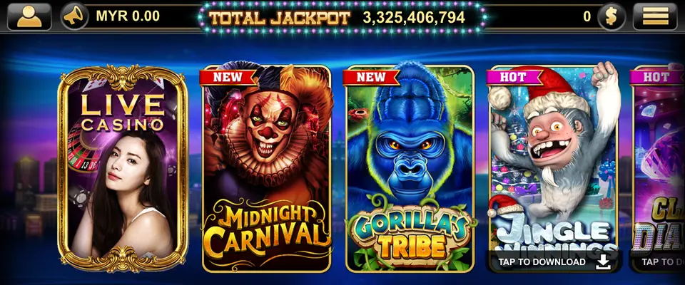 Live22 88H slot game artwork in the lobby