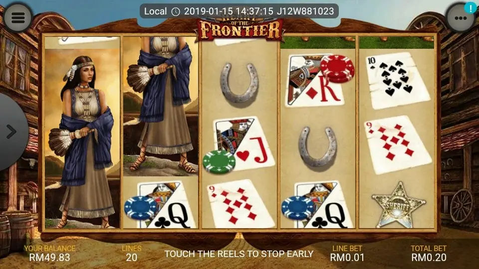 Heat of the Frontier reels set on a Western main street