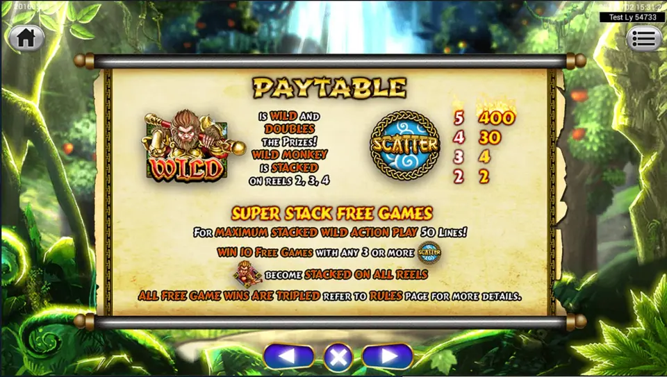 Lower-paying pagoda, cobra and dagger symbols in Golden Monkey